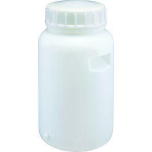 瑞穂化成工業 ポリタンク 取手付き 広口瓶 50L+3/8ソケット加工 (ソケット付) (1個) 品番:009638