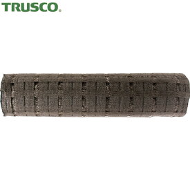 TRUSCO(トラスコ) 美観間仕切りネットフェンス ロール ブラウン 80cm×25m (1巻) 品番：TBNF-0825-BR