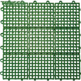 TRUSCO(トラスコ) 抗菌・防炎ジョイントスノコ グリーン (1枚) 品番：TJSD30-GN