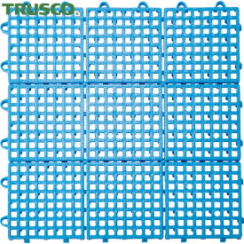 TRUSCO(トラスコ) 抗菌・防炎ジョイントスノコ ブルー (1枚) 品番：TJSD30-BL