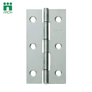 ARCH アーチ 薄口蝶番38mm 光沢研磨 (1枚) 品番:TN4510-38BK