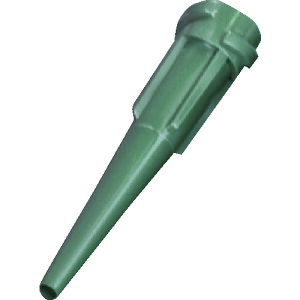 武蔵エンジニアリング MUSASHI 2条ネジテーパノズル ダークグリーン 50本入り (1Pk) 品番:TPND-14G-U