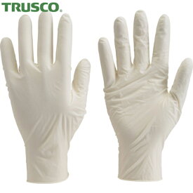 トラスコ 使い捨て極薄手袋 M ホワイト (100枚入) (1箱) 品番:TGL-493M