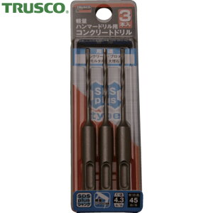 gXR TRUSCO yʃn}[hpRN[ghZbg SDSplusVN 4.3mm (1S) iԁFTCD-SDS-43-3P