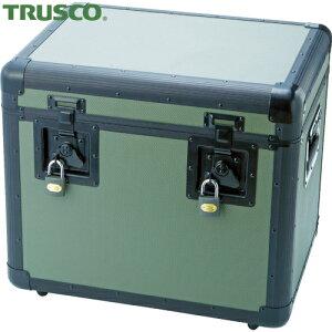 トラスコ TRUSCO 車載用収納箱 万能アルミ保管箱 オリーブドラブ 480×360×410 (1個) 品番:TAC-480OD