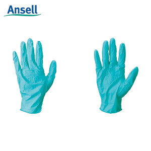 アンセル Ansell 作業手袋 耐薬品ネオプレンゴム使い捨て手袋 NeoTouch 25-101 Lサイズ (100枚入) (1箱) 品番:25-101-9