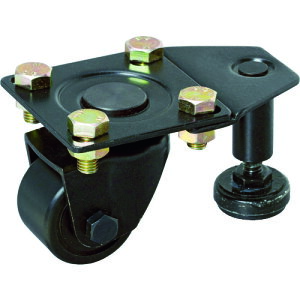 SAMSONG 低床式重荷重用キャスター 自在 50mm アジャスター付 (1個) 品番:TP9520-MC-NYL-LK