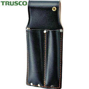 トラスコ TRUSCO 工具差し ノミケース 2丁用 ハトメ穴付 (1個) 品番:TNCW-255-BK
