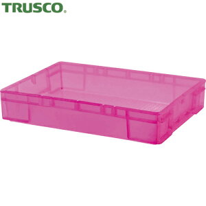 トラスコ TRUSCO TTC2型コンテナ 透明レッド (1個) 品番:TTC-2-R