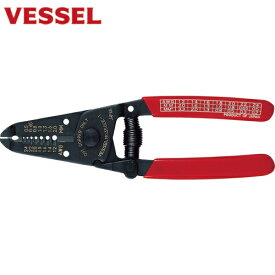 ベッセル(VESSEL) ワイヤーストリッパー No.3500E-1(単線・より線用) (1丁) 品番：3500E-1