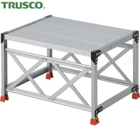 TRUSCO(トラスコ) 作業用踏台 1段 高さ0.5m 天板800×600 (1台) 品番：TSF-1865