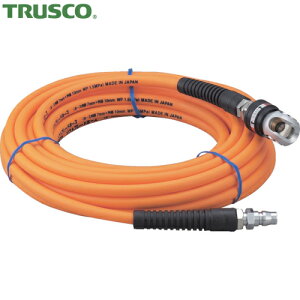 トラスコ TRUSCO スィングカップリング付エアホース 7×10mm 20m (1巻) 品番:TSRC-7-20
