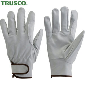 トラスコ TRUSCO 作業手袋 革手袋 マジック式革手袋 当て付タイプ Lサイズ (1双) 品番:TYK-718L
