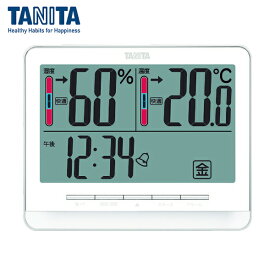TANITA(タニタ) デジタル温湿度計 TT‐538‐WH (1個) 品番：TT-538-WH