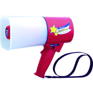 ノボル電機 noboru 拡声器 小型・軽量・蓄光・耐水強化 レイニーメガホン蓄光型ルミナス 4.5Wサイレン音付 耐水仕様 (1台) 品番:TS-533L