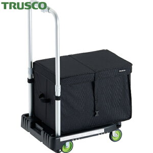 トラスコ 台車 TRUSCO 樹脂台車 カルティオミニ weego 省音車輪 ブラック THB付 (1台) 品番:WP-2G-BK-THB