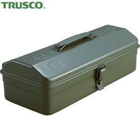 TRUSCO(トラスコ) 山型ツールボックス(山型工具箱) 373X164X124 OD色 (1個) 品番：Y-350-OD