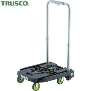 トラスコ 台車 TRUSCO 樹脂運搬台車 カルティオミニ weego 省音G車輪 ブラック ストッパー付 (1台) 品番:WP-2G-BK-JS