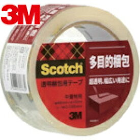3M(スリーエム) 透明梱包用テープ313 1PN 48mmX50m 中・軽量物梱包用 (1巻) 品番：313 1PN