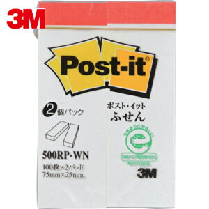 3M X[G |XgECbg 75X25mm 100X2pbh zCg (1Pk) iԁF500RP-WN