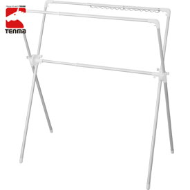 天馬 TENMA PORISHアルミ伸縮式布団干しX型コンパクトPS-34A (1台) 品番：811000683