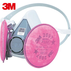 3M(スリーエム) 取替式防じんマスク 6000/2097-RL3 Lサイズ (1個) 品番：6000/2097-RL3L