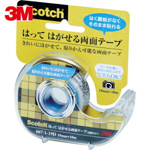 3M X[G XRb`ėpʃe[v ͂Ă͂闼ʃe[v fBXyT[t 19mm×10m (1) iԁF667-1-19D