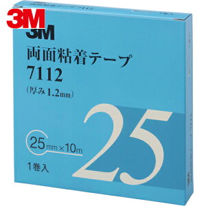 3M X[G ԊOiŒ ʔSe[v 7112 25mm×10m 1.2mm DF 1 (1) iԁF7112 25 AAD
