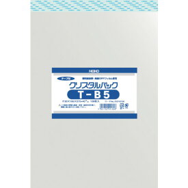 HEIKO OPP袋 テープ付き クリスタルパック T-B5 100枚入り (1袋) 品番：6743100 T19.5-27