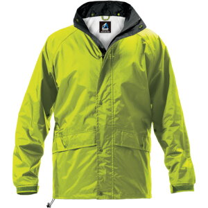 マック Makku 雨具 合羽 カッパ レインスーツ 雨具 フェニックス2 フラッシュグリーン L (1着) 品番:AS-7400-24