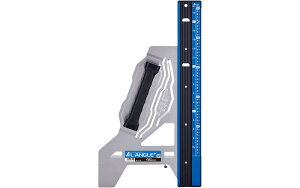 シンワ測定 丸鋸定規 丸ノコガイド定規 エルアングルPlus 45cm(450mm) 併用目盛 (1本) 品番:73150