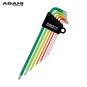 ASH 旭金属工業 オーロライン ロングボールポイント六角棒レンチセット7本組 (1S) 品番:AQUS710