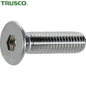 トラスコ TRUSCO キャップスクリュー 六角穴付皿ボルト ステンレス M8×12 10本入 (1Pk) 品番:B129-0812
