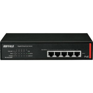 obt@[ BUFFALO @l GigaΉ PoE Layer2 X}[gLiteXCb` 5|[g (1) iԁFBS-GSL2005P