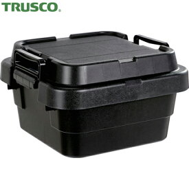 TRUSCO(トラスコ) トランクカーゴ フラット天板仕様 浅型 20L 黒 (1台) 品番：BLKCFL-30