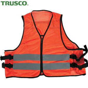 トラスコ TRUSCO 防犯用ベスト 安全ベスト(耐刃・耐突用) オレンジ (1着) 品番:BRV-OR