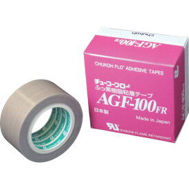 チューコーフロー フッ素樹脂(テフロンPTFE製)ガラスクロス粘着テープ AGFー100FR 0.18t×38w×10m (1巻) 品番：AGF100FR-18X38
