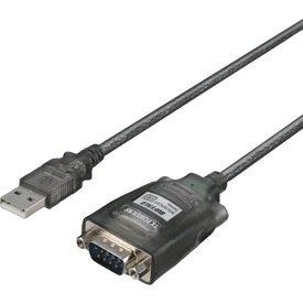 バッファロー USBシリアル変換ケーブル ブラックスケルトン 0.5m (1個) 品番：BSUSRC0705BS