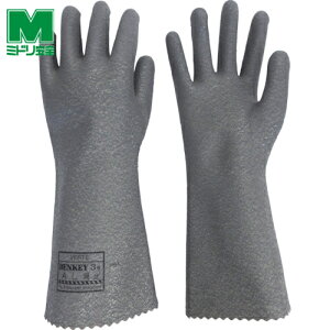 ミドリ安全 作業手袋 耐溶剤性 油脂対応手袋 ベンケイ3号A型 すべり止め付 L (1双) 品番:BENKEY-NO3A-SUBERIDOME-L