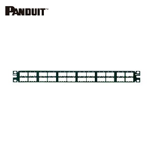 パンドウイット PANDUIT 高密度モジュラーパッチパネル枠 48ポート CPP48HDWBLY (1個) 品番:CPP48HDWBLY