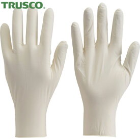 トラスコ 使い捨て天然ゴム極薄手袋 Mサイズ (100枚入) (1箱) 品番:DPM-5498