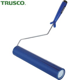 TRUSCO(トラスコ) クリーンルーム用粘着ローラー12インチ用ハンドル 粘着ローラー青1巻付 2重袋入 (1本) 品番：CNR12H-B