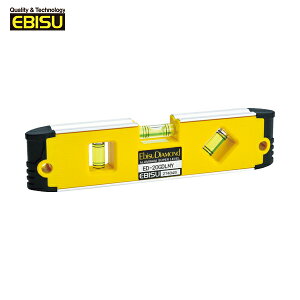 エビスダイヤモンド 水平器 水準器 G-ディレクターレベル イエロー (1個) 品番:ED-20GDLMY