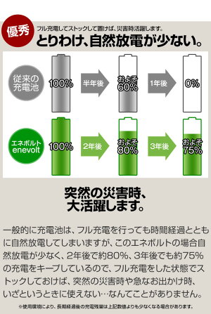エネボルト充電池単4セット8本ケース付900mAh単4型単4形エネロングエネループ互換単四電池
