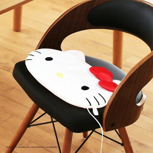 ハローキティUSBヒータークッションチェアパッドサンリオキティちゃんホットクッションひざ掛け電気ホッカイロUSBクッション防寒膝プレゼントギフトかわいい