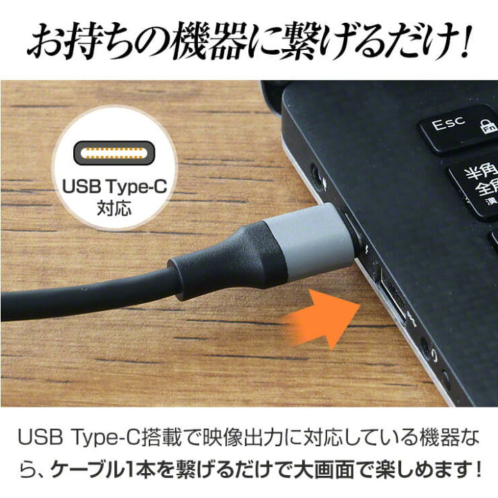 楽天市場 スマホの画面をテレビに映せる スマホ ミラーリング Hdmi テレビ Hdmi変換 4k Usb Type C To Hdmi ケーブル スマホ Mac Windows パソコン Android 対応 送料無料 おすすめ Yy クルラ公式ショップ By3r