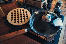 【Point5倍！4日20:00〜11日01:59まで】manoli フライパン専用 鍋蓋 アウトドア用品 キャンプ スキレット