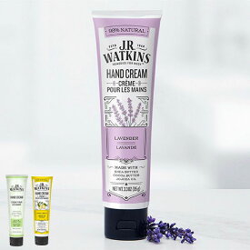 【クーポンでMax20%OFF! 3/11 01:59マデ】 ハンドクリーム J.R.Watkins ハンド＆ボディ モイスチュアクリーム 95g ボディクリーム べたつかない 香り おしゃれ 手荒れ 水仕事 ギフト プレゼント レモン ラベンダー 誕生日 女性