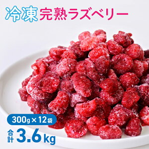 【10/30限定 ほぼ全品10%OFFクーポン配布中】 冷凍ラズベリー 3.6kg ( 300g × 12袋 ) 冷凍フルーツ 小分け 個包装 冷凍 ラズベリー 果物 くだもの フルーツ vitafood バイタフード 送料無料 vitamix バイ