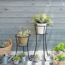 【1/9 20時スタート!最大15%OFFクーポン】 プランタースタンド フラワーボール フラワースタンド アイアン 400 600 おしゃれ ガーデニング 花台 プランター台 室内 屋外 ガーデンラック 新生活 園芸 鉢置き 観葉植物 バルコニー ベランダ テラス 多肉植物